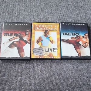 Billy Blanks Tae Bo and Bootcamp DVD Set - Black, White, Gold